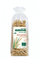 Penne din orez integral fara gluten bio 500g foto