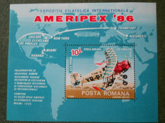 1986 LP 1159 EXPOZITIA FILATELICA INTERNATIONALA &amp;#039;&amp;#039;AMERIPEX&amp;#039;86&amp;#039;&amp;#039; foto