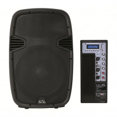 Boxa activa 4 in 1 pentru orchestra, 400 W, 8 ohmi, player MP3 cu afisaj LCD, Sal foto