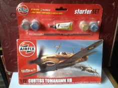 bnk jc Avion - macheta - Curtiss Tomahawk IIB - Airfix - 1/72 foto