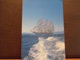 NAVA SCOALA M/S NAJDA, ELLERBEK, GERMANIA - IN MARS- VEDERE DIN BABORD- SCRISA