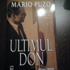 ULTIMUL DON - Mario Puzo - Editura Rao, 2007, 444 p.