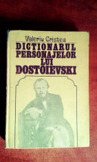 Dictionarul personajelor lui Dostoievski - Valeriu Cristea foto
