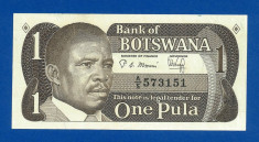 Botswana - 1 Pula ND 1983 - UNC - seriii disponibile 573151 &amp;amp; 205232 foto