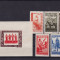 ROMANIA 1946 LP 204 LP 205 FDFR SERIE SI COLITA MNH