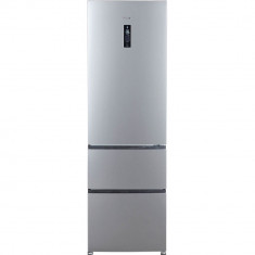 Combina frigorifica Haier A2FE635CFJ,347 l, Clasa A+, No Frost, H 190 cm, Inox foto