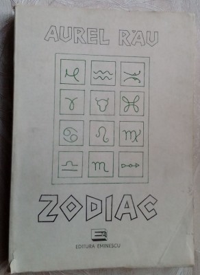 AUREL RAU - ZODIAC (1987: MINIATURI) [VERSURI, 1991/grafica ION CODRESCU] foto