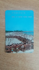 CCO 1972 - CALENDAR DE COLECTIE - TEMATICA TURISM - ANUL 1972 foto