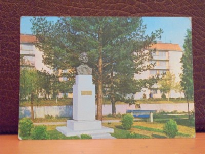 R.P.R. - TOPLITA - STATUIA LUI NICOLAIE BALCESCU - CIRCULATA, TIMBRATA . foto