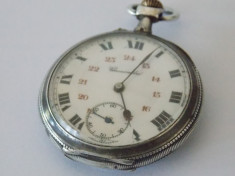 Ceas argint de buzunar Chronometre foto