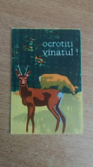 CCO 1972 - CALENDAR DE COLECTIE - TEMATICA VANATOARE SI PESCUIT - ANUL 1972 foto