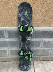 Placa snowboard Burton Blunt(2014) 155cm cu legaturi noi Rossignol foto