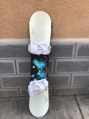 Placa snowboard Burton Progression 142cm cu legaturi Noi Rossignol foto