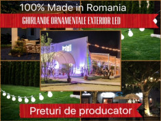 Ghirlande Luminoase Ornamentale Exterior, Pret Producator, de la 9.16 lei/m foto