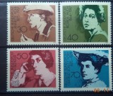 GERMANIA 1975 &ndash; FEMEI CELEBRE serie MNH, R16
