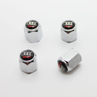 Set 4 capacele ventil pentru auto model audi metalice foto