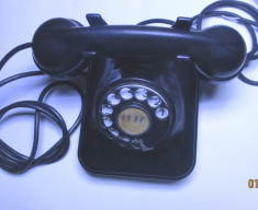 telefon vechi bachelita cu disc Standard Buc 1947 &amp;#039;&amp;#039;Grigore Preoteasa Vestitorul foto