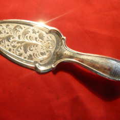 Piesa de Servit prajituri - Casa del Regalo Bomboniere ,metal argintat , L= 20cm