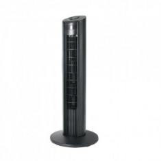 Ventilator tip stalp, negru, Home TWFR80, inaltime 80 cm, putere 55 W, telecomanda foto