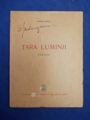 MAGDA ISANOS - TARA LUMINII ( VERSURI ) - EDITIA 1-A - FUNDATIA REGALA - 1946 foto