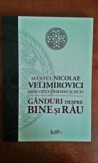 Ganduri despre bine si rau - Sfantul Nicolae Velimirovici foto