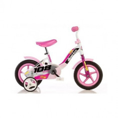 Bicicleta cu Maner pentru Parinti, 10 inch ROZ foto