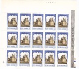 450 DE ANI DE LA ZIDIREA MANASTIRII CURTEA DE ARGES ( LP 659 ) 1967 BLOC DE 15