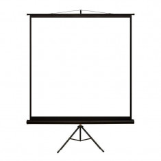 Ecran de proiectie 4World cu suport 152 x 152 cm format 1:1 alb mat foto