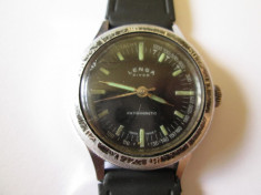 Rar! Ceas mecanic elvetian colectie Lenga Diver Antimagnetic din anii 50 foto