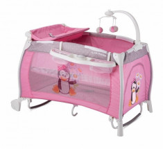 Patut pliant iLounge Rocker 120 x 60 cm Pink Penguin Lorelli foto