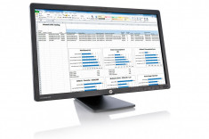 Monitor LED HP EliteDisplay E231 23&amp;quot; 5 ms Full HD Negru Grad A foto
