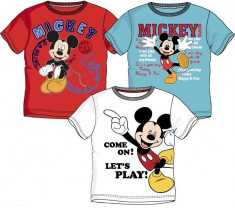 Tricou cu maneca scurta Mickey Mouse-DISNEY OE 1569, Albastru foto