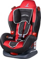 Scaun Auto Caretero SPORT TURBO 9-25 Kg CST1R, Rosu foto