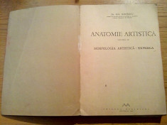 ANATOMIE ARTISTICA (Vol.III) - Gh. Ghitescu - Meridiane, 1965, 196 p.; ex. xerox foto