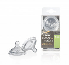 Set tetine din silicon Tommee Tippee Closer to Nature 0 luni + 421120/71 foto