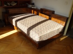 Pat tip Recamier cu lada depozitare foto