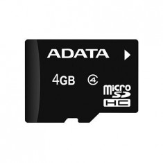 MICRO SD CARD 4GB FARA ADAPTOR ADATA foto