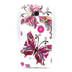 Husa Ultra-Slim Samsung Galaxy J5 2015 Gel TPU Butterfly Design foto