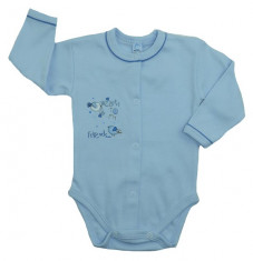 Body cu maneca lunga pentru bebelusi-KOALA Beniamin 2599, Albastru foto