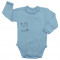 Body cu maneca lunga pentru bebelusi-KOALA Beniamin 2599, Albastru