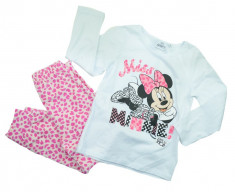 Pijama pentru fetite Minnie Mouse-Sun City EP2034A, Alb foto