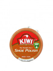 Crema pantofi Kiwi fara burete 50 ml Maron foto