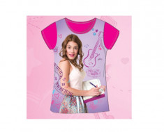 Tricou pentru fetite Violetta SETINO 961-105, Fucsia foto