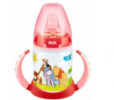 Biberon Nuk First Choice Winnie the Pooh 6-18 luni 150 ml 743348-R1, Rosu foto