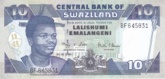Bancnota Swaziland 10 Emalangeni 2006 - P29c UNC foto