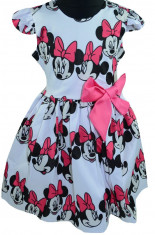 Rochie eleganta pentru fetite Minnie Mouse-Natalia RNTL8-R, Roz foto