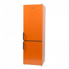 Combina frigorifica Gorenje RK6192EO, 319 l, Clasa A++, H 185 cm, Orange foto