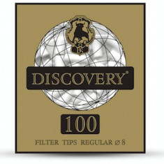 Filtre Discovery regular (8 mm) pentru tigari/tutun ! 100 buc. /pachet