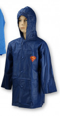 Pelerina de ploaie pentru baieti Super Man-Setino 750-078B, Bleumarin foto