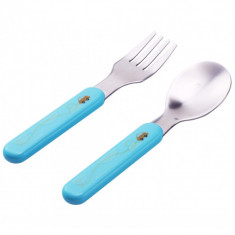 Set tacamuri din inox pentru copii-BabyOno 1042A, Albastru foto